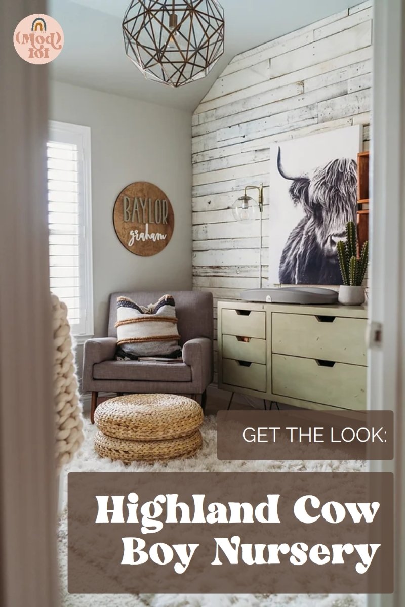 Get the Look: Highland Cow Boy Nursery - Modified Tot
