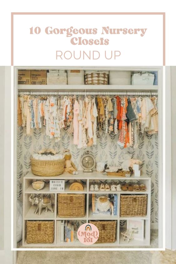 Round Up: 10 Gorgeous Nursery Closets - Modified Tot