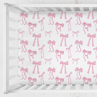 Fancy Bow Crib Sheet