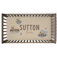 Personalized Crib Sheet | Autumn Hunt
