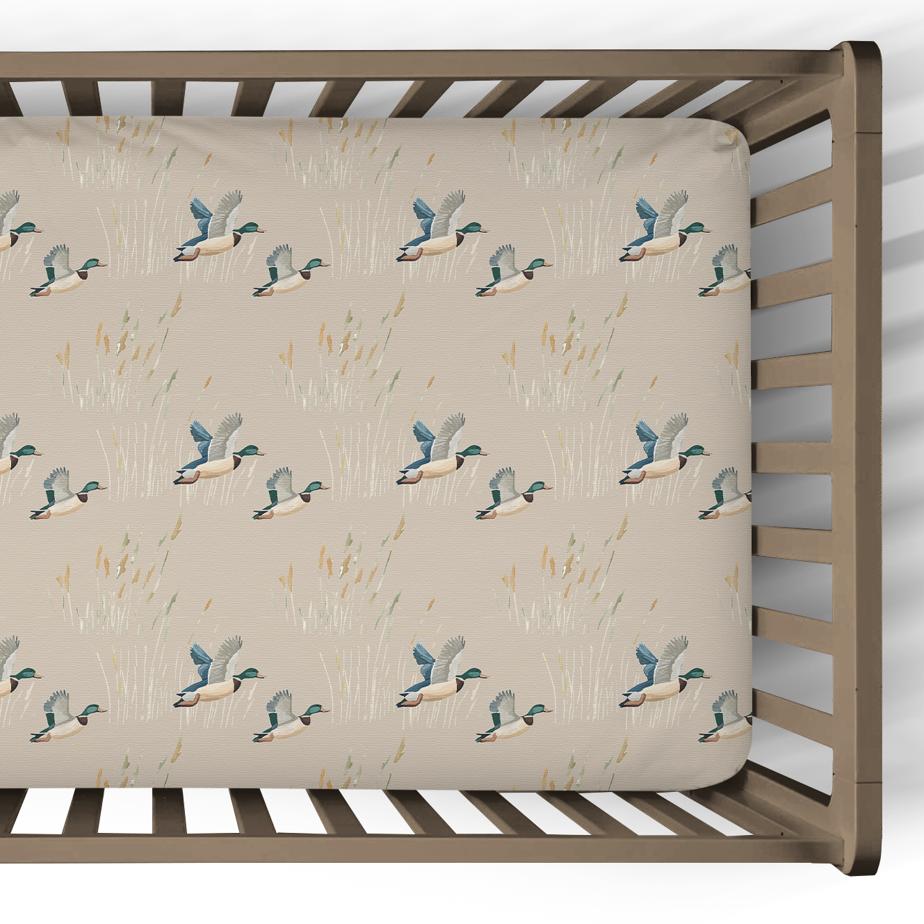 Crib Sheet | Marshland Ducks