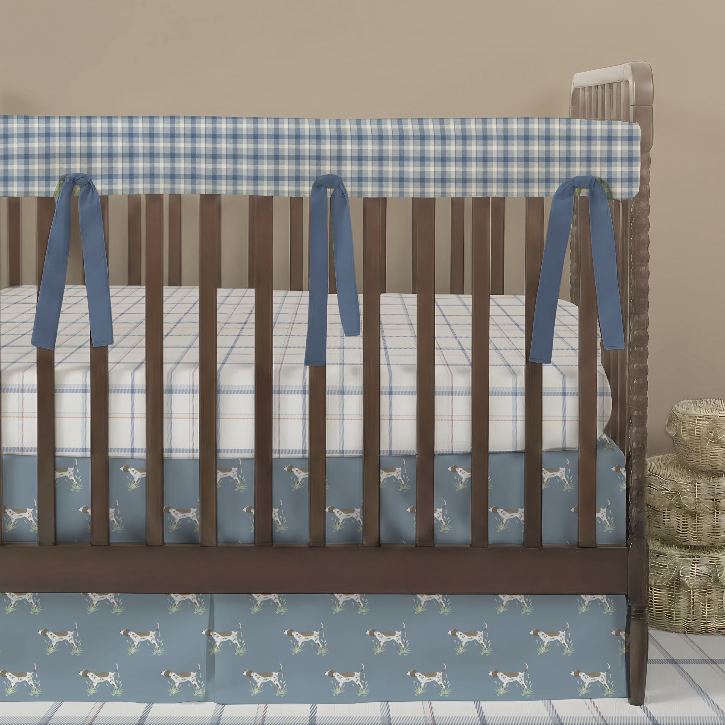 Crib Bedding Set | Riverbend Check