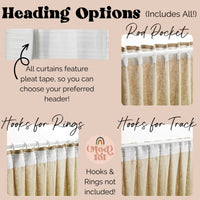 Vintage Plaid Curtain Panel - gender_boy, Vintage Truck,