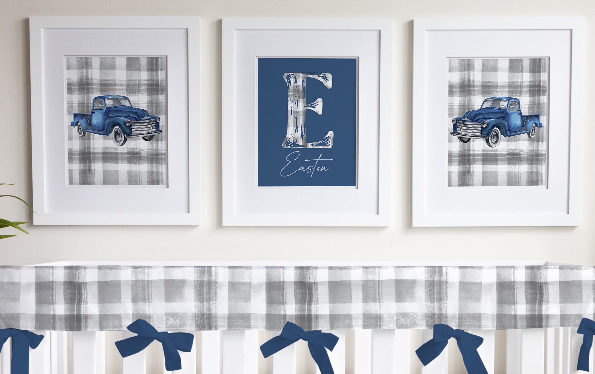 Vintage Truck Nursery Starter Crib Bedding Set