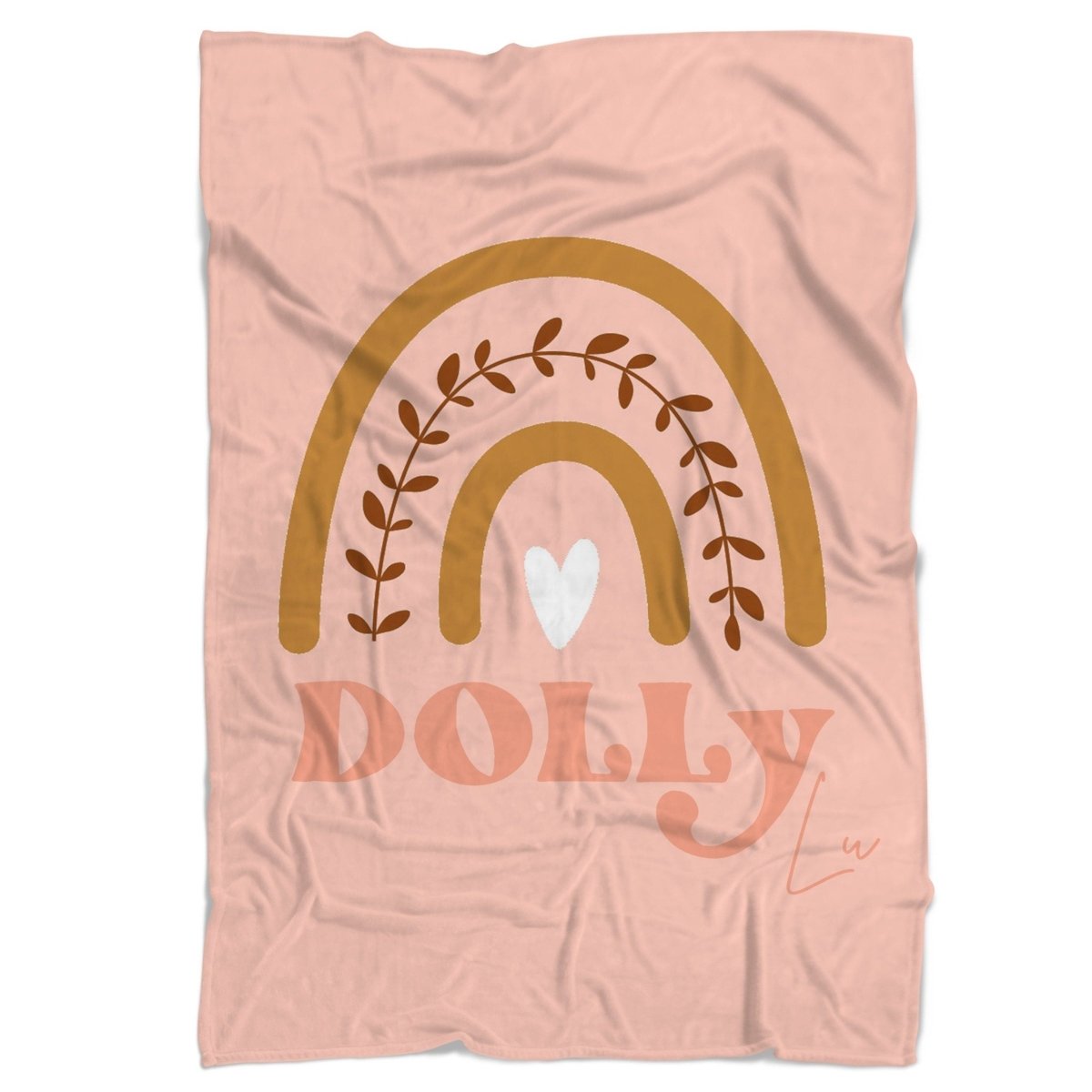 Boho Sunset Personalized Minky Blanket - Boho Sunset, gender_girl, Personalized_Yes