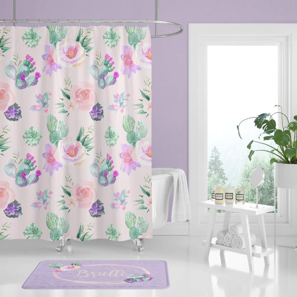 Cactus Floral Bathroom Collection - Cactus Floral, gender_girl, text