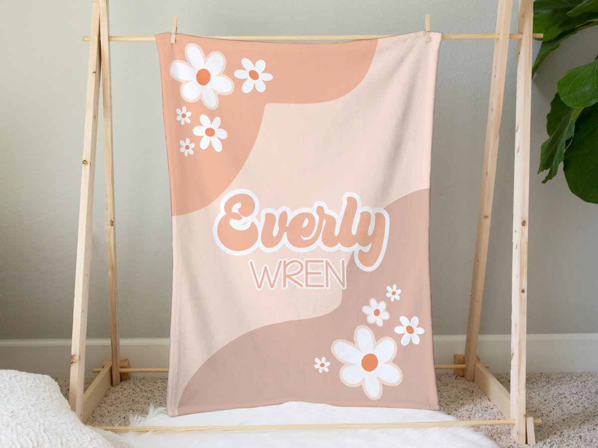 Daisy Floral on White Crib Bedding - Daisy, gender_girl, text