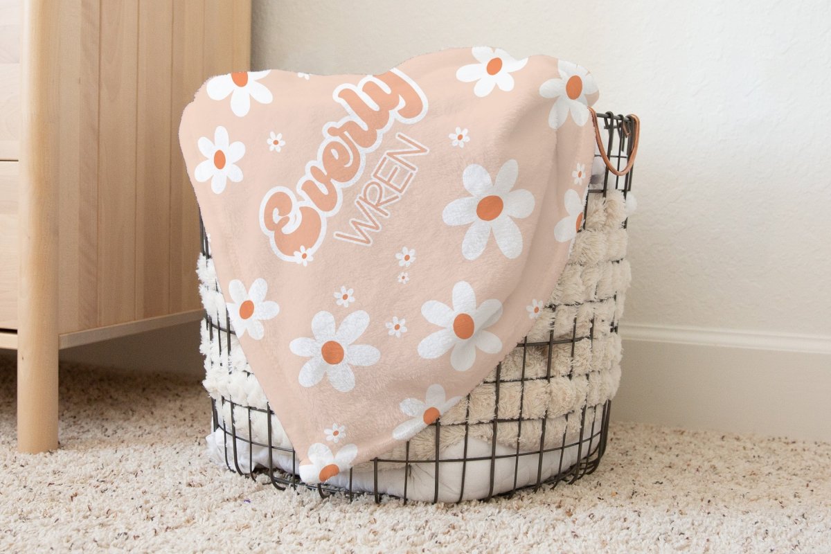 Daisy Personalized Baby Blanket - Daisy, gender_girl, Personalized_Yes