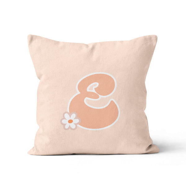 Daisy Personalized Throw Pillow - Daisy, text, Theme_Floral