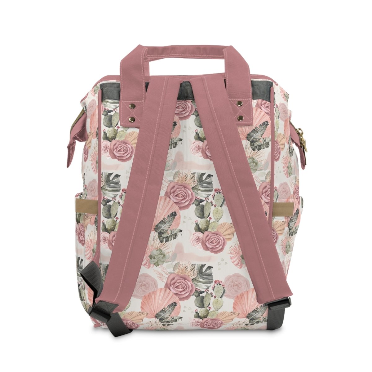 Desert Rose Personalized Backpack Diaper Bag - Desert Rose, gender_girl, text
