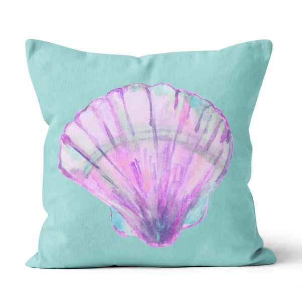 Jewel Mermaids Seashell Nursery Pillow - gender_girl, Jewel Mermaids, Theme_Ocean