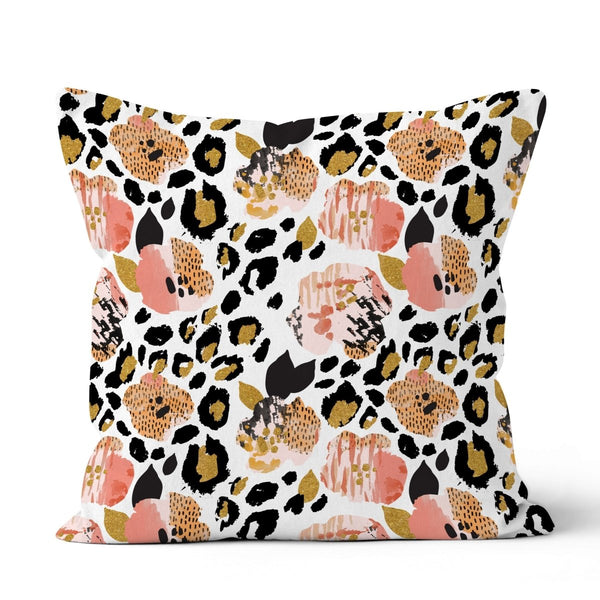 Leopard Love Nursery Pillow - gender_girl, Leopard Love, Theme_Floral