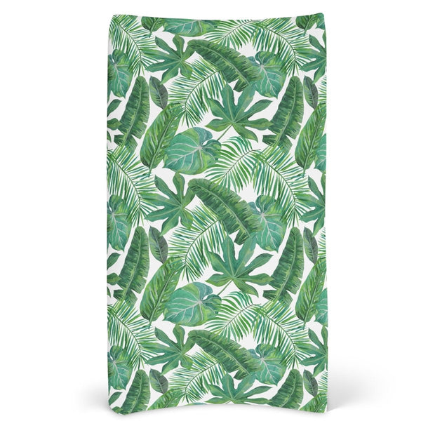Modern Jungle Palm Changing Pad Cover - gender_boy, gender_neutral, Modern Jungle