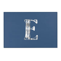 Navy Plaid Personalized Nursery Rug - gender_boy, text, Vintage Truck