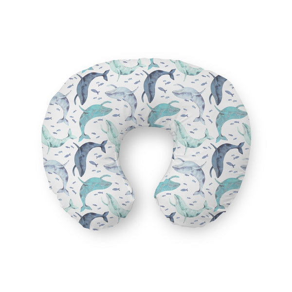 Oh Whale! Nursing Pillow Cover - gender_boy, gender_neutral, Oh Whale!