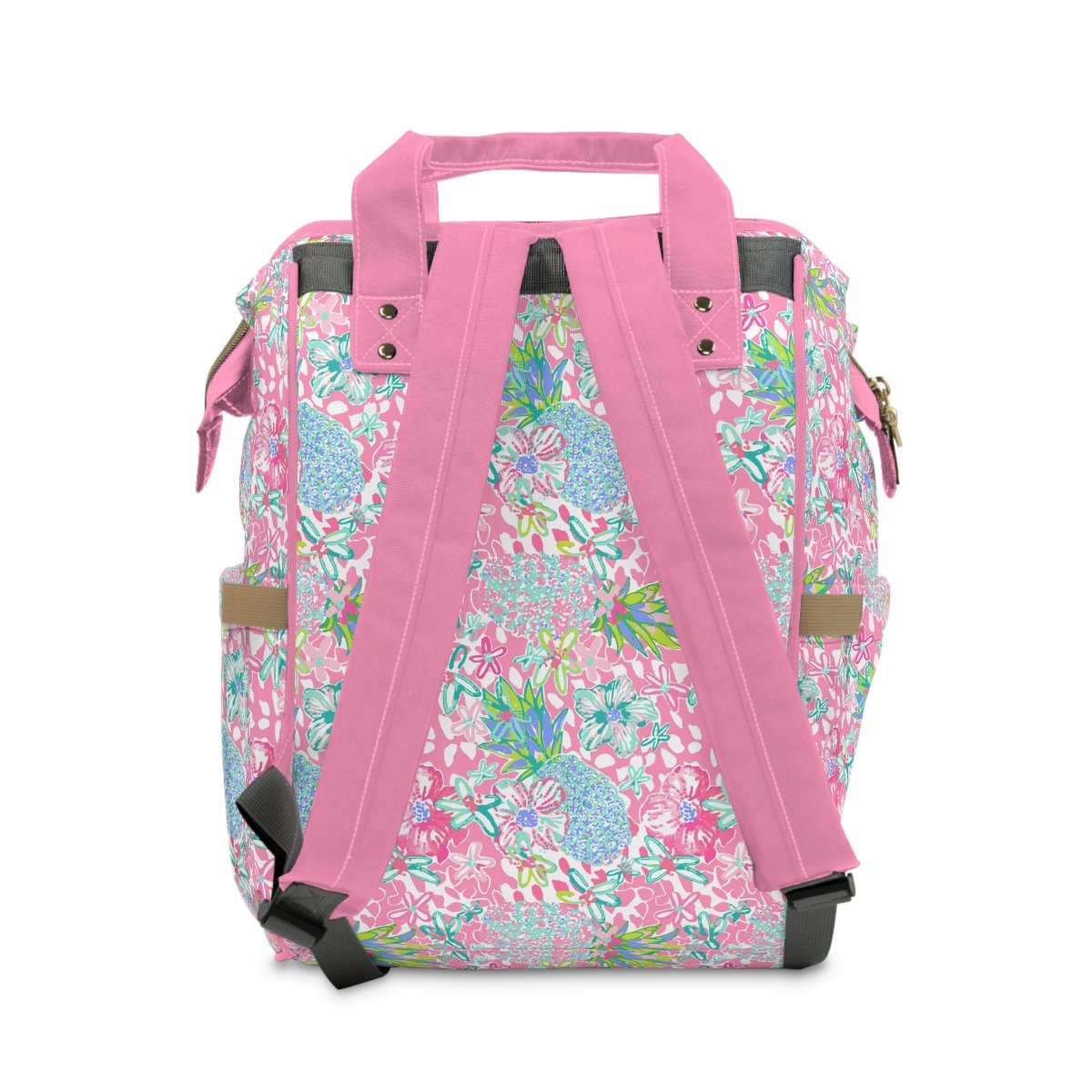Preppy Summer Personalized Backpack Diaper Bag - gender_girl, Preppy Summer, text