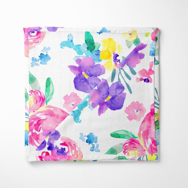 Safari Babe Muslin Blanket - gender_girl, Safari Babe, Theme_Floral