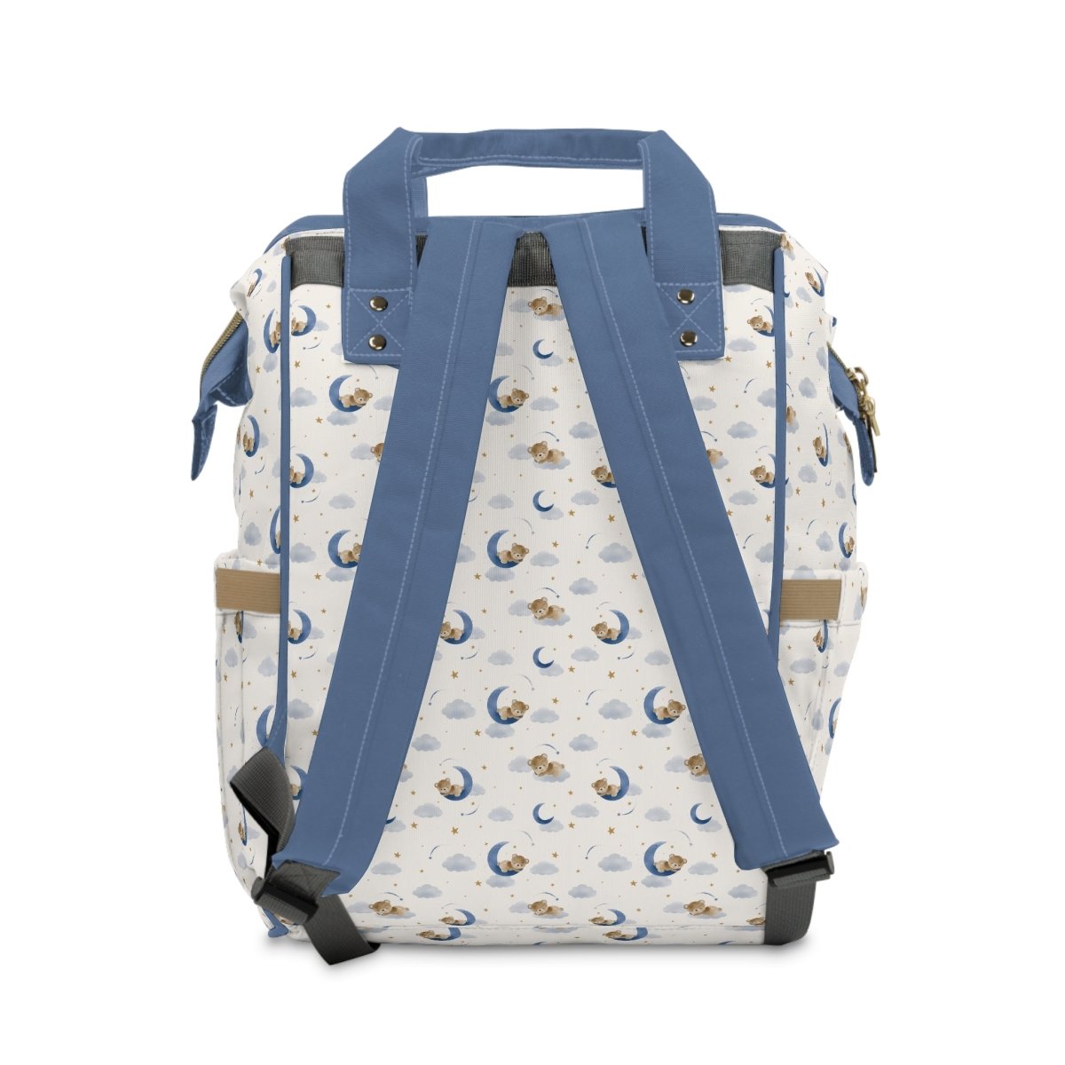 Teddy Bear Personalized Backpack Diaper Bag - gender_boy, Teddy Bear, text
