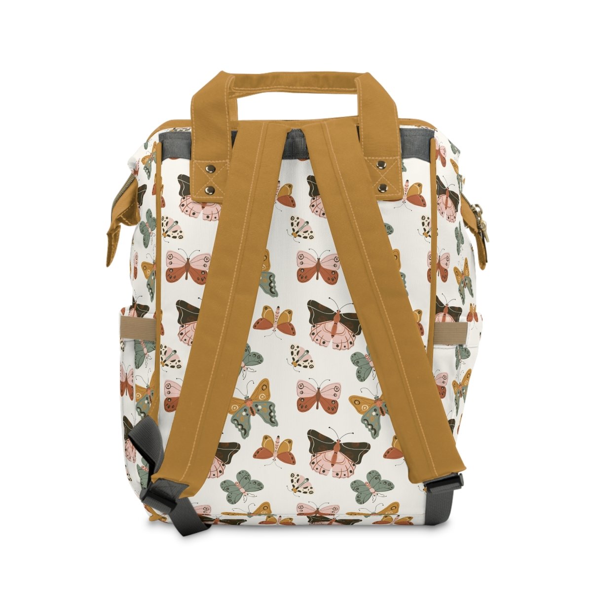 Vintage Butterfly Personalized Backpack Diaper Bag - gender_girl, text, Theme_Butterfly