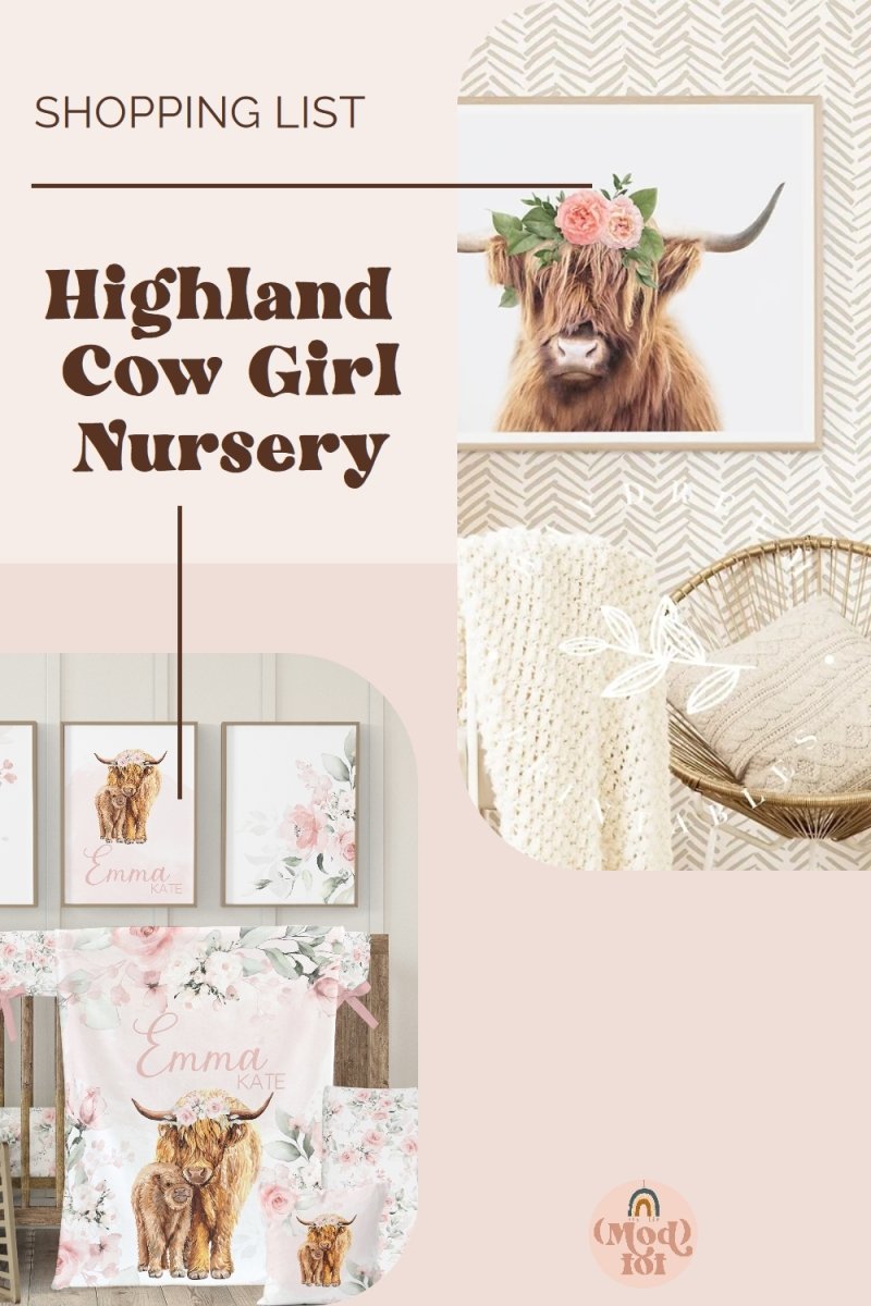 Highland Cow Nursery: Top Etsy Finds - Modified Tot