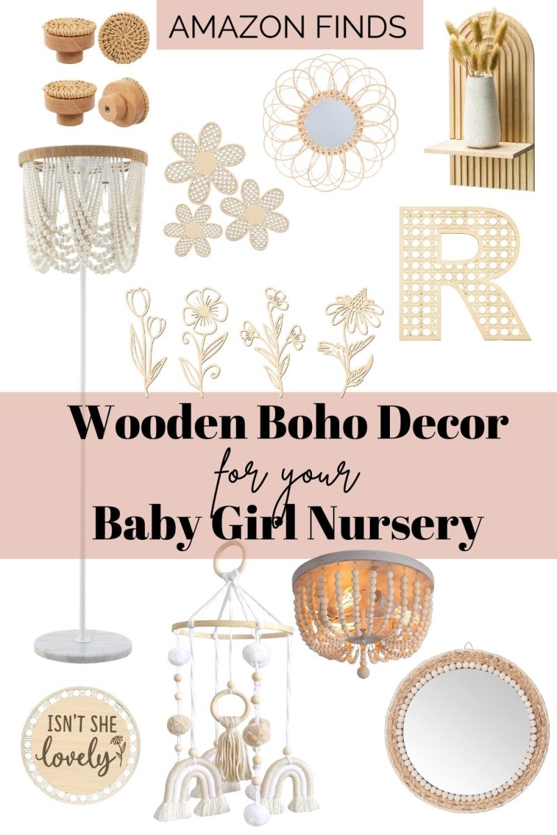 Shopping List: Boho Chic Wooden Nursery Decor Finds on Amazon - Modified Tot