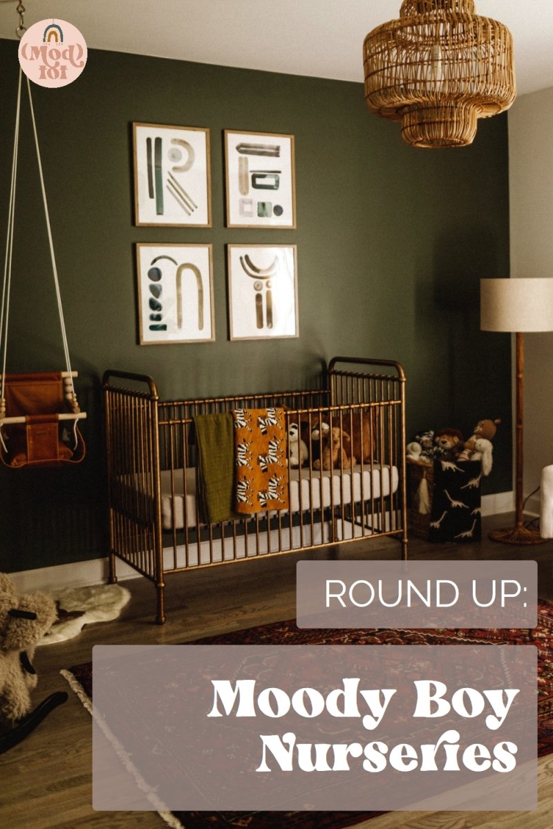 Trending Now Moody Painted Boy Nursery Ideas Modified Tot