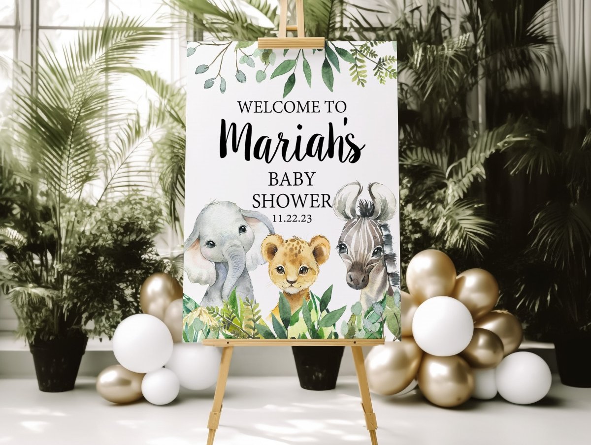 Baby Shower Welcome Signs - Modified Tot