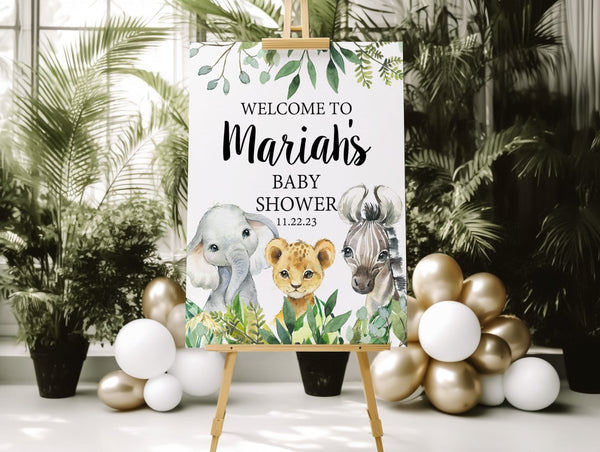 Baby Shower Welcome Signs - Modified Tot