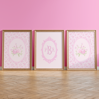 Nursery Art Trio | Pink Parlor
