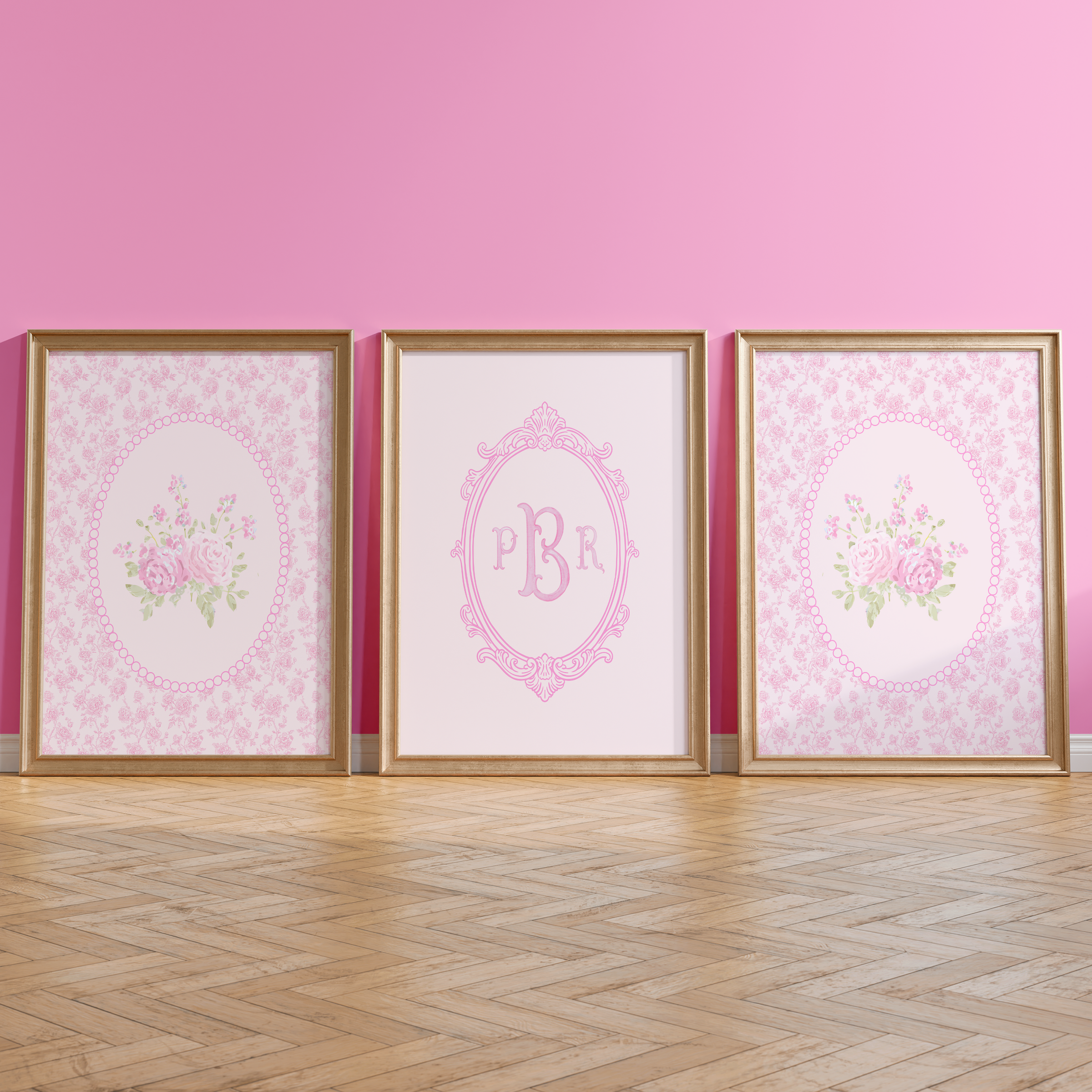 Nursery Art Trio | Pink Parlor