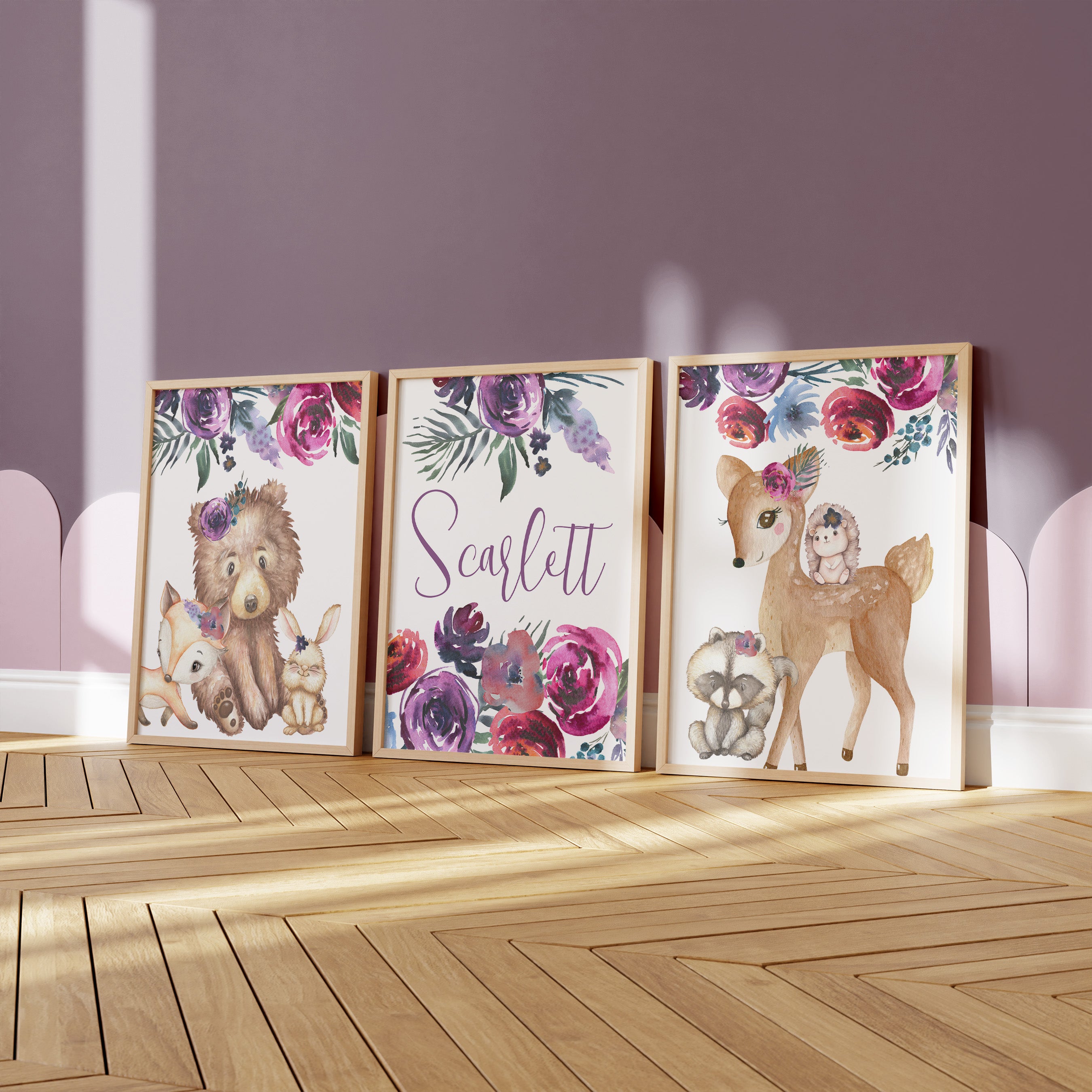 Sweet Woodlands Nursery Starter Crib Bedding Set