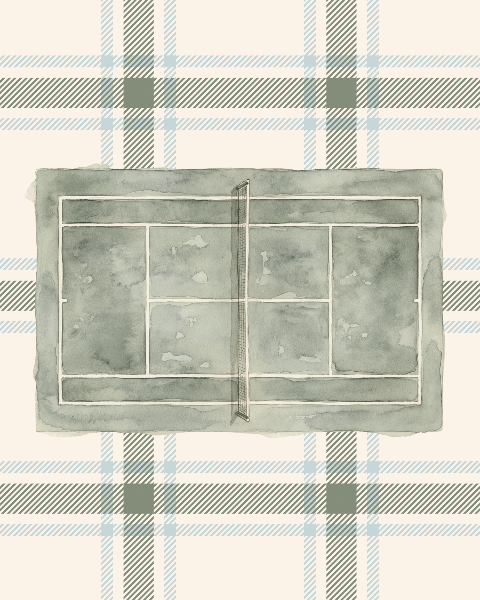 Nursery Art | Tennis Court