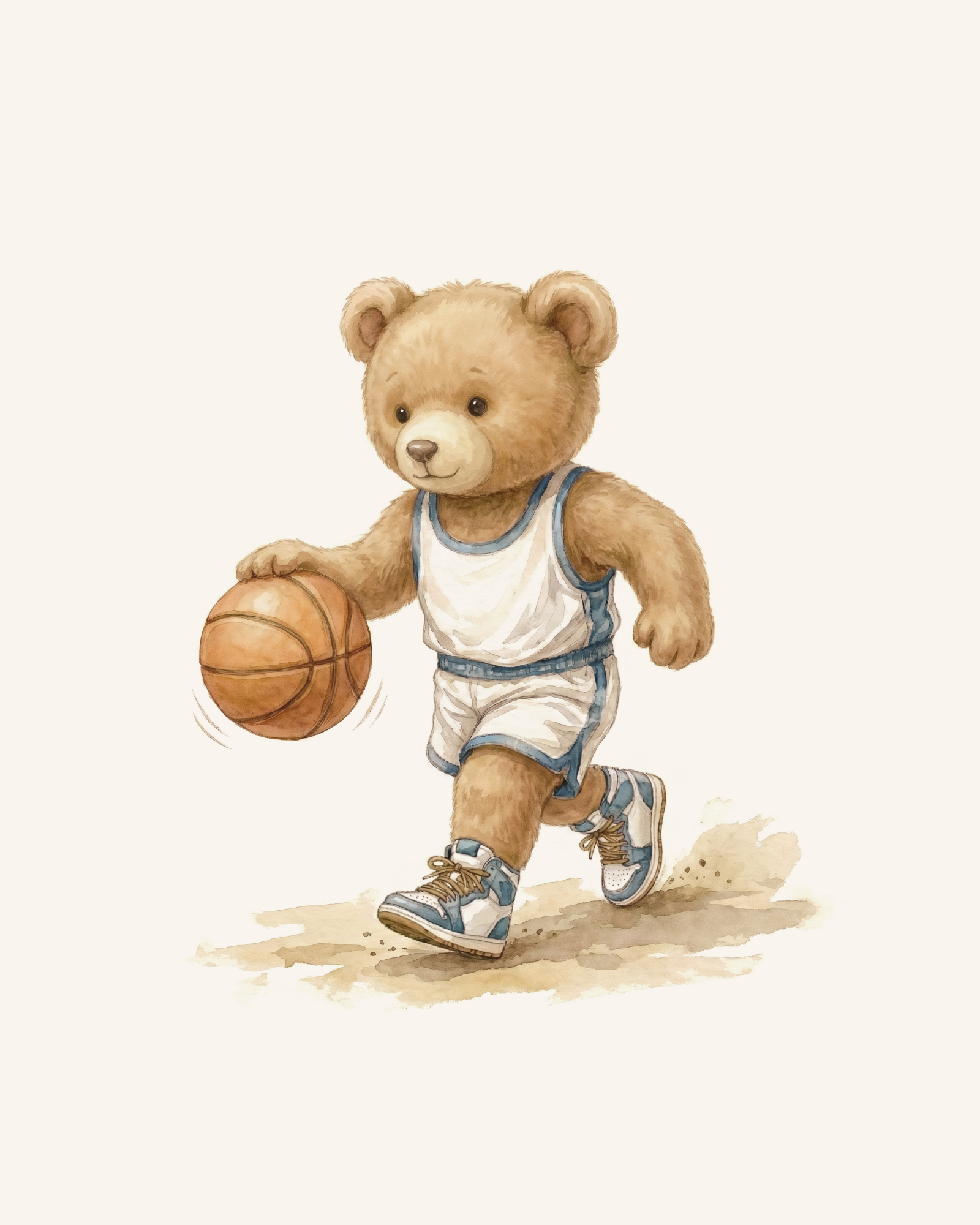 Nursery Art | Basketball Teddy