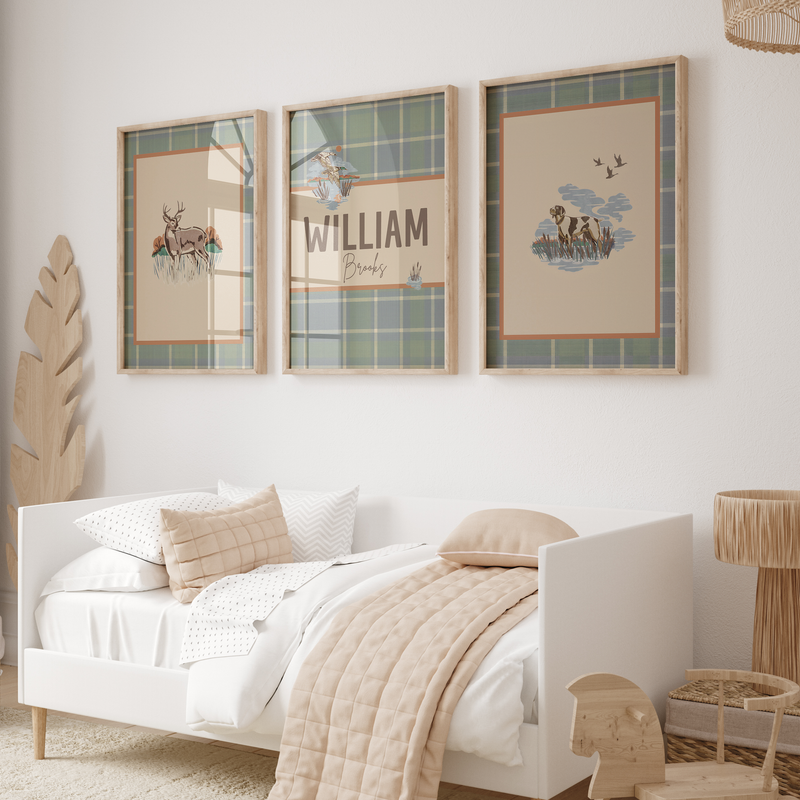 Nursery Art Trio | Autumn Hunt