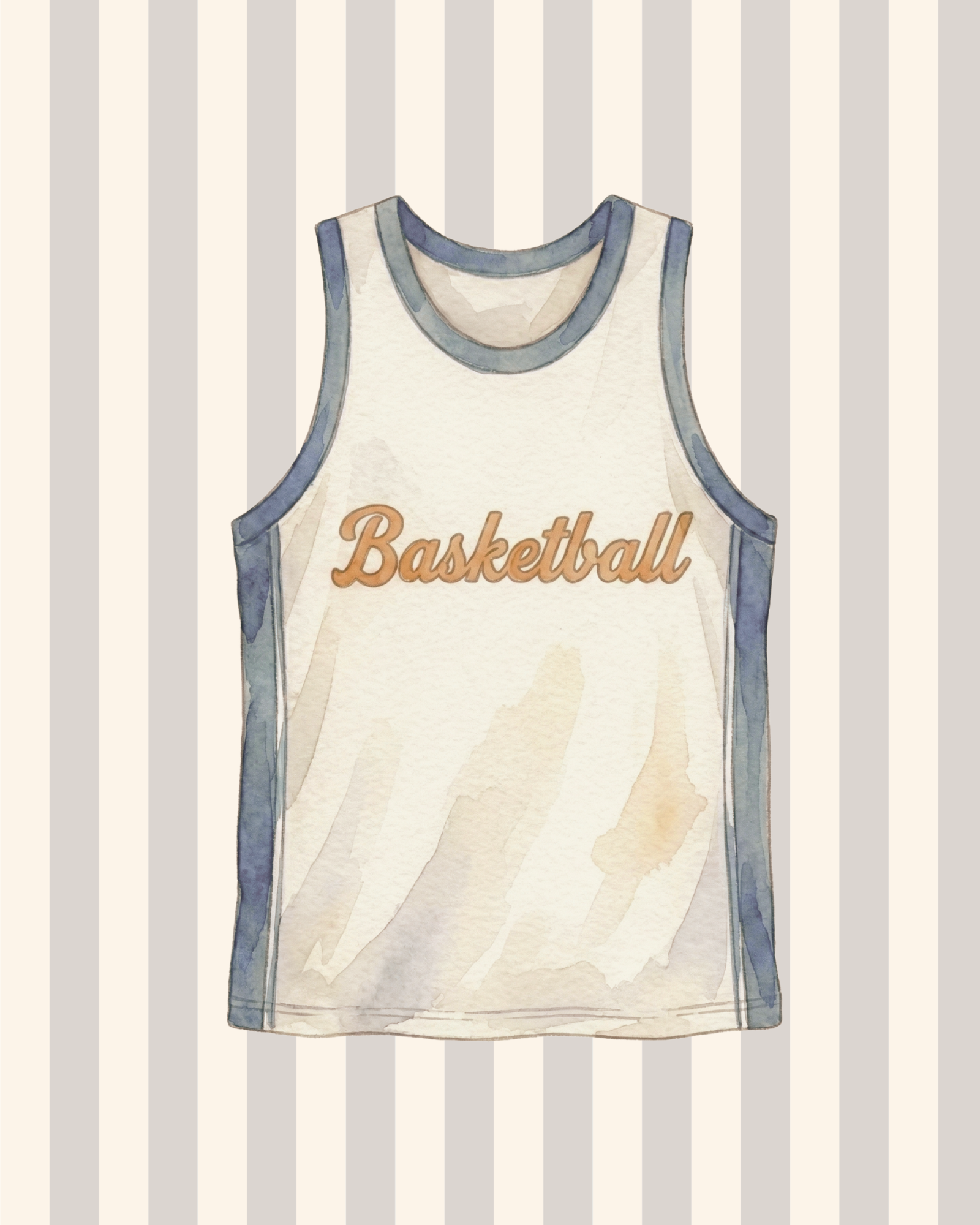 Nursery Art | Basketball Jersey