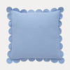 Throw Pillow | Scalloped French Blue