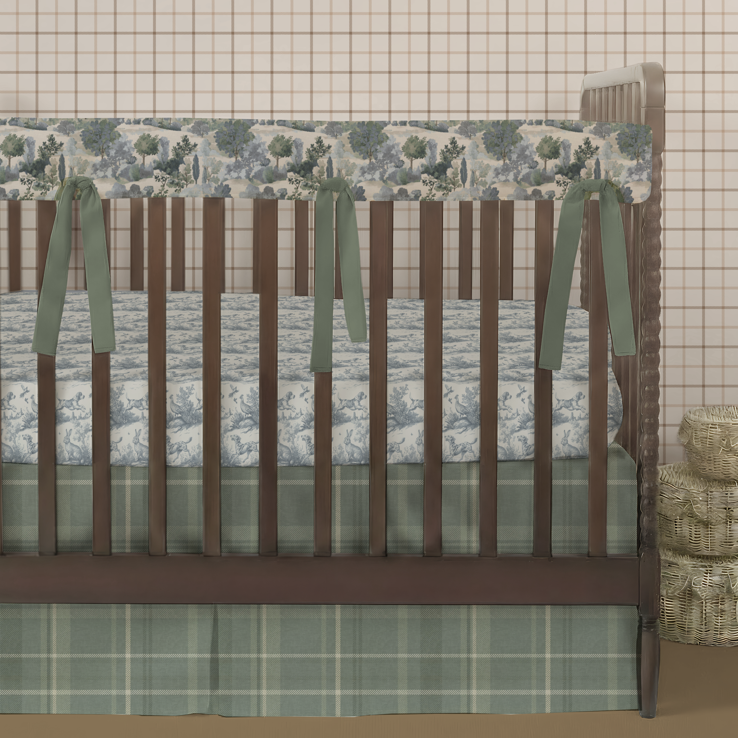 Crib Bedding Set | Countryside Wash