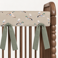 Crib Rail Cover | Mallard Flight Tan