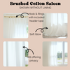 the instructions for how to make a sheer curtain