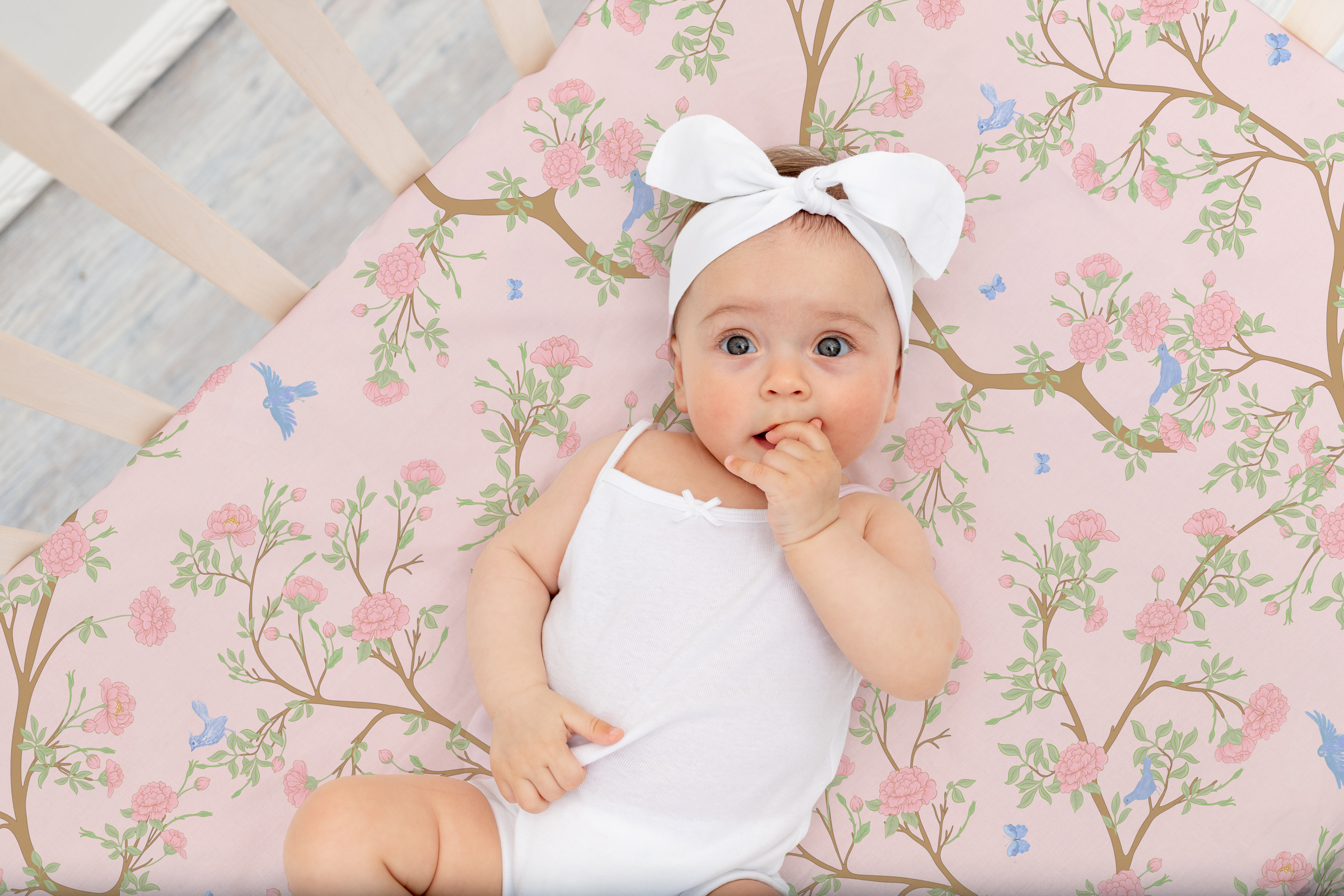 Crib Sheet | Chinoiserie Garden