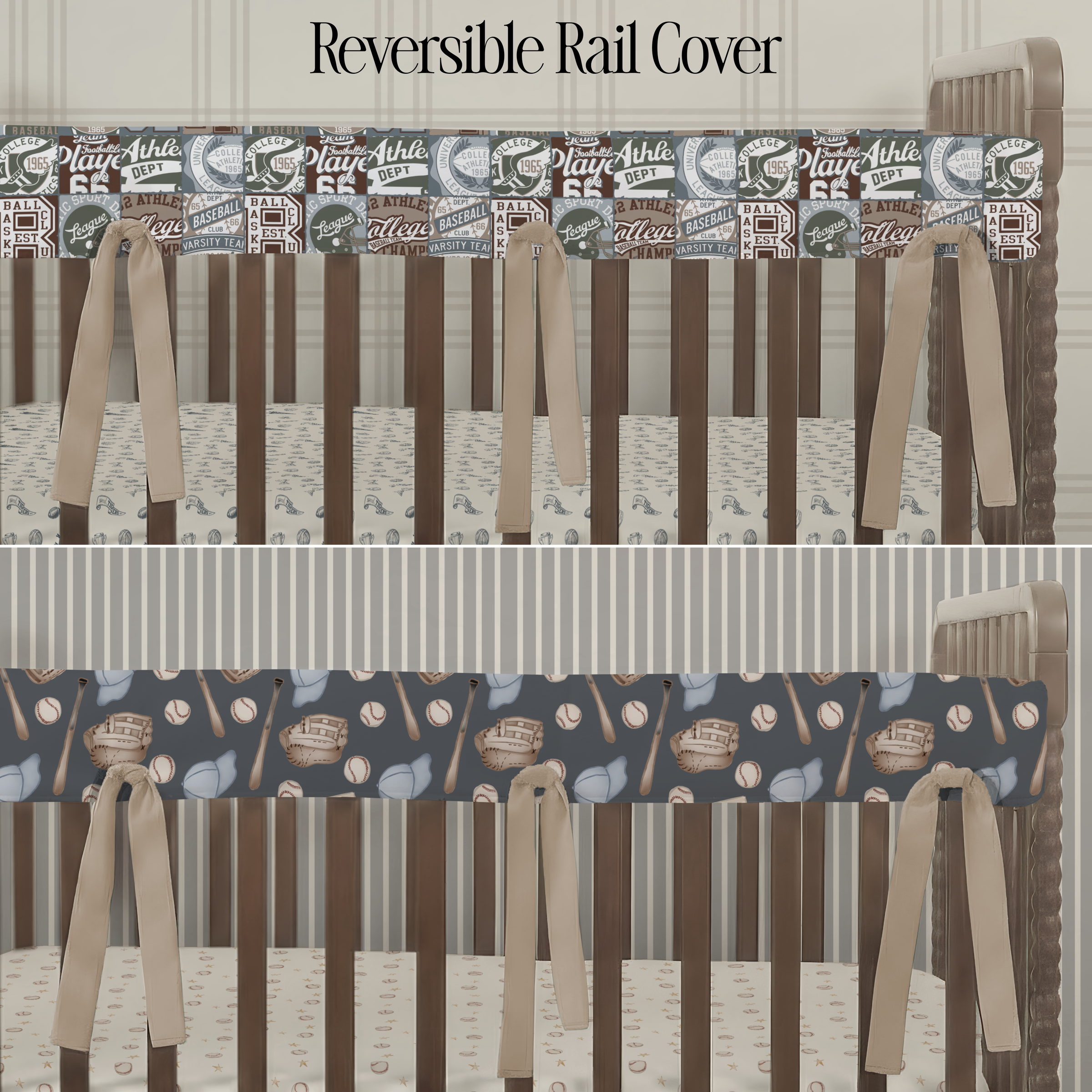 Crib Rail Cover | All-Star Patches + Dugout