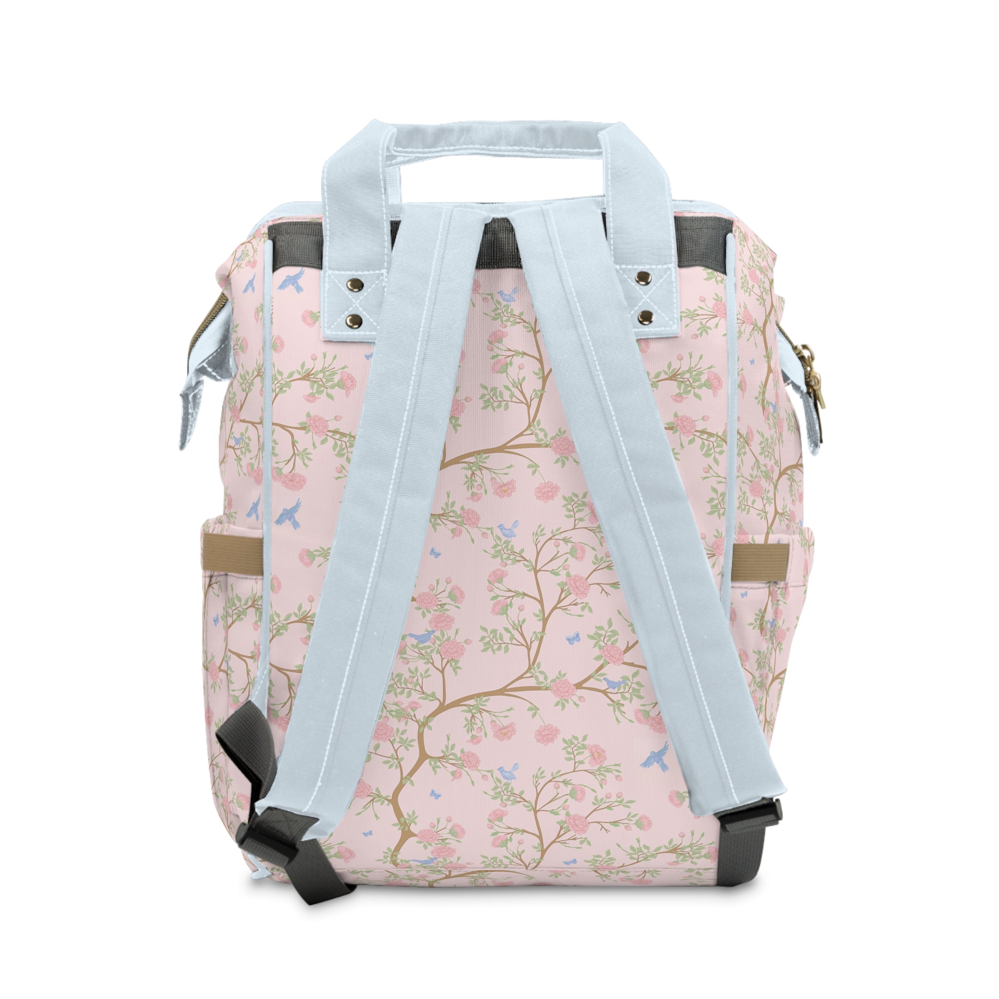 Backpack Diaper Bag | Preppy Heirloom Chinoiserie