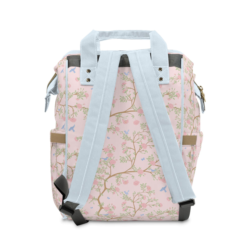Backpack Diaper Bag | Preppy Heirloom Chinoiserie