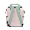 Backpack Diaper Bag | Tulip Meadow Gingham