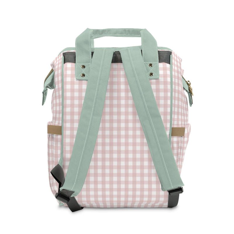Backpack Diaper Bag | Tulip Meadow Gingham