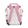 Fancy Bow Personalized Backpack Diaper Bag