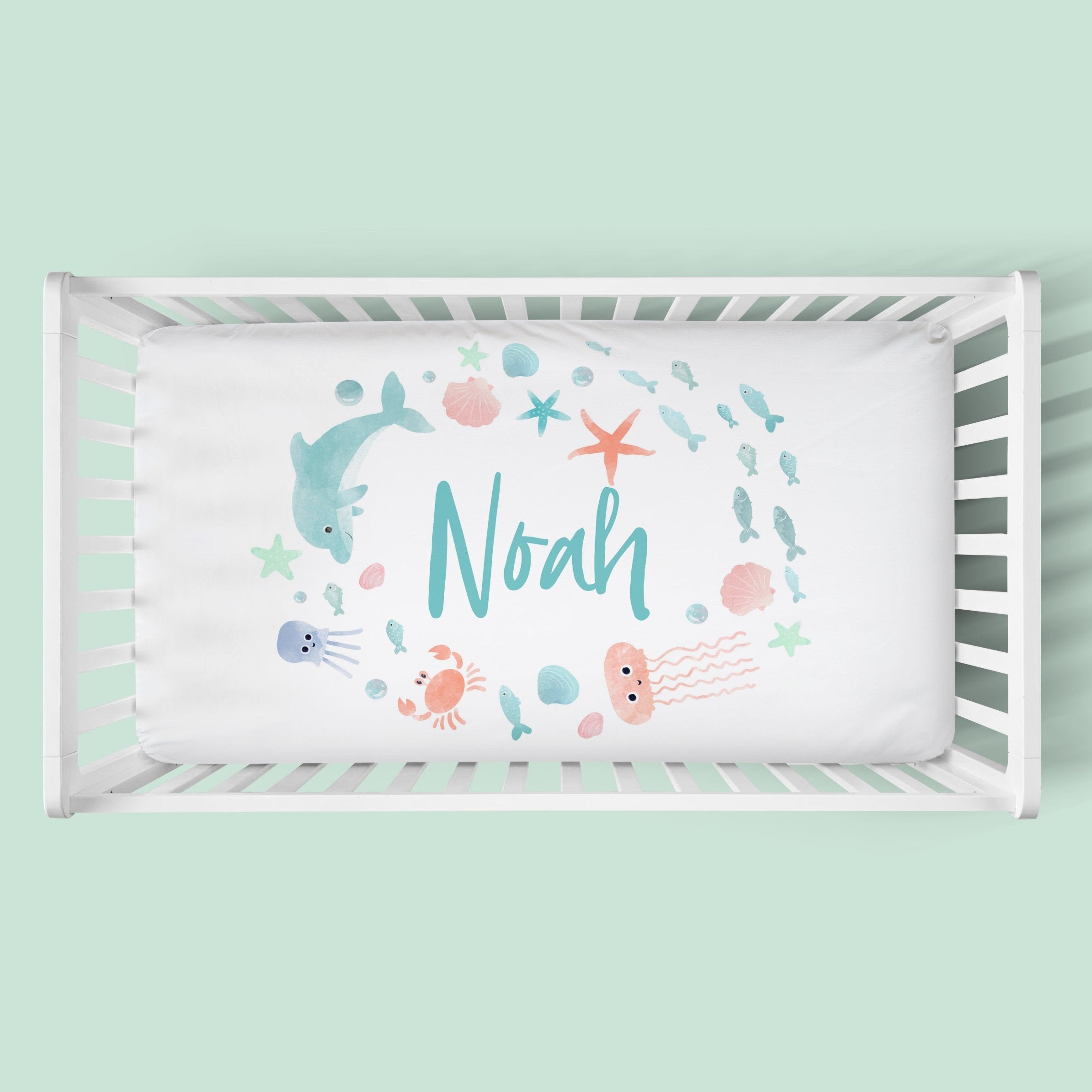 Under the Sea Nursery Starter Crib Bedding Set