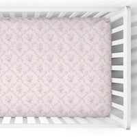 Crib Sheet | Blushing Trellis