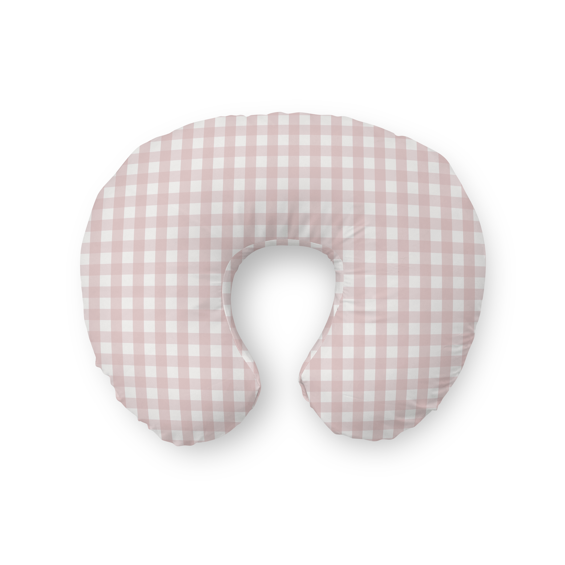 Nursing Pillow Cover | Gingham in Cottage Rose