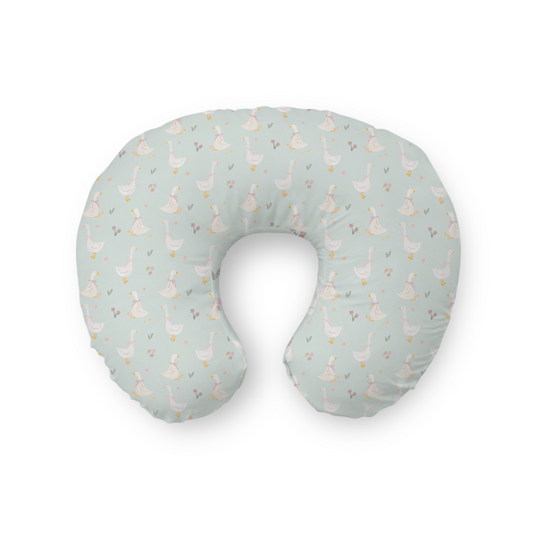 Nursing Pillow Cover | Silly Goose Mint